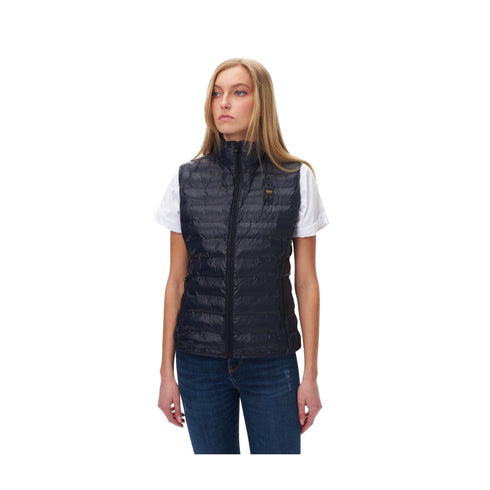 Piumino smanicato Donna Grace antivento Nero Blauer- Francavilla Moda
